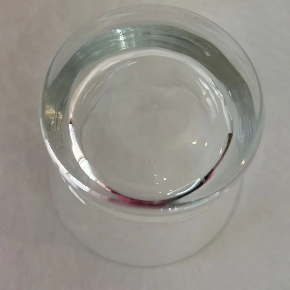 Woodford Reserve Rocks Glass 8 Oz White Writing Heavy Bottom 3 1/2 Inches Round